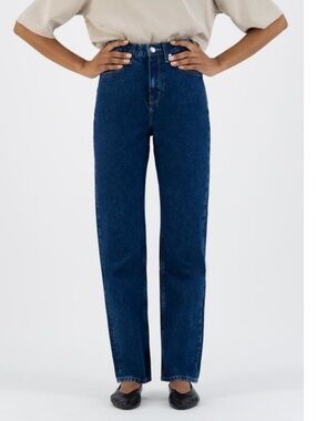 MUD JEANS Relax Rose Stone Indigo Blue Denim Jeans Women’s Size W28 L30 BRAND NE